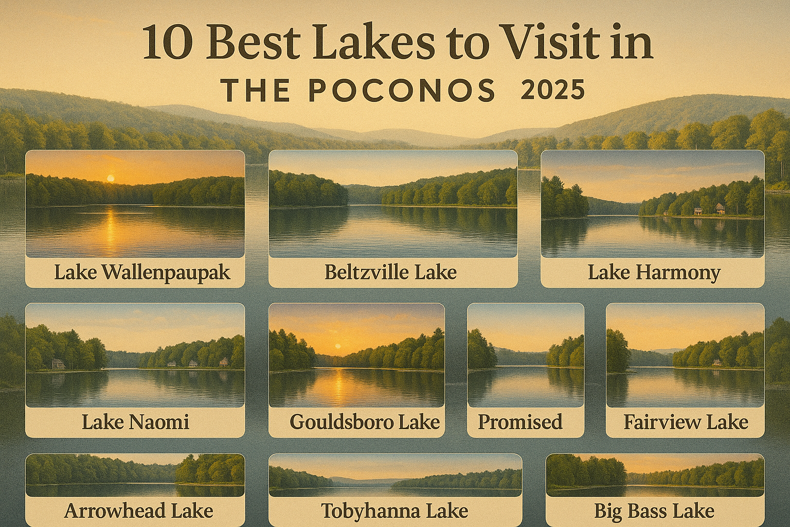 10 Best Lakes to Visit in the Poconos in 2025